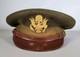 WW2 Army Air Corps Officers Crusher Visor Cap Badge NAMED DATED 1945 Captain