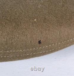 WW2 Army Air Corps Officers Crusher Visor Cap Badge NAMED DATED 1945 Captain