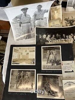 WW2 Army Air Corps Photographer Lot, Plane Crash Photos 164, Maine, Uniforms