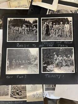 WW2 Army Air Corps Photographer Lot, Plane Crash Photos 164, Maine, Uniforms