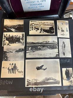 WW2 Army Air Corps Photographer Lot, Plane Crash Photos 164, Maine, Uniforms