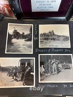 WW2 Army Air Corps Photographer Lot, Plane Crash Photos 164, Maine, Uniforms