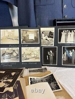 WW2 Army Air Corps Photographer Lot, Plane Crash Photos 164, Maine, Uniforms