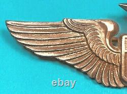 WW2, Army Air Corps Senior Pilot Wing, Angus & Coote, Pinack, Excellent Cond, #2