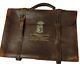 WW2 Army Air Force A-4 Pilot Leather Pouch Case, Navigation, Dead Reckoning