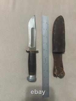 WW2 Army Air Force Corps + Navy Pilot Mode 5679 L36 Knife WWII Original Sheath