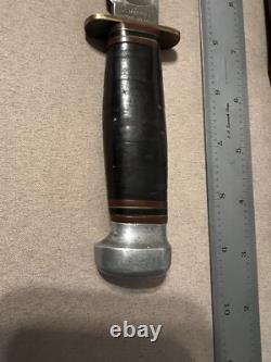 WW2 Army Air Force Corps + Navy Pilot Mode 5679 L36 Knife WWII Original Sheath WW2 Army Air Force Corps + Navy Pilot Mode 5679 L36 Knife WWII Original Sheath