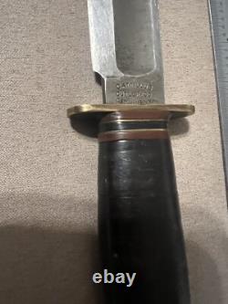 WW2 Army Air Force Corps + Navy Pilot Mode 5679 L36 Knife WWII Original Sheath