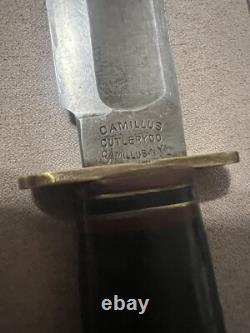 WW2 Army Air Force Corps + Navy Pilot Mode 5679 L36 Knife WWII Original Sheath