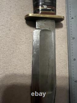 WW2 Army Air Force Corps + Navy Pilot Mode 5679 L36 Knife WWII Original Sheath