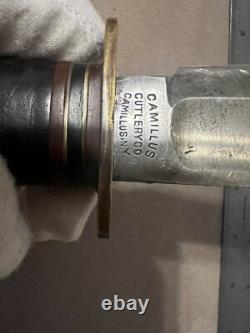 WW2 Army Air Force Corps + Navy Pilot Mode 5679 L36 Knife WWII Original Sheath