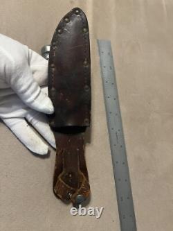 WW2 Army Air Force Corps + Navy Pilot Mode 5679 L36 Knife WWII Original Sheath