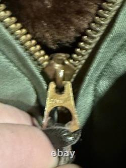 WW2 Army Air Force USAAF Type B-11 Heavy Flight Coat Jacket Werber Size 40R