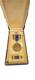 WW2 Army Air Medal Unnumbered Ribbon WWII Eagle Plus TWO Oak Leaves In Case