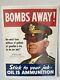 WW2 Authentic Petroleum War Council Poster Hap Arnold US Army Air Force General