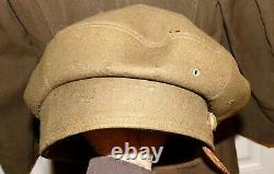 WW2 CBI US ARMY AIR CORP Coat Pants Cap Uniform Theater Made Photo VICTOR DAVID