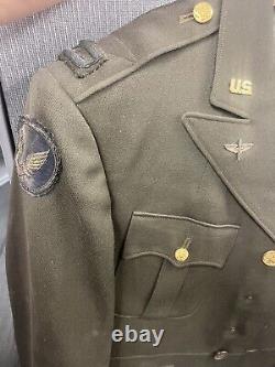 WW2 Captain US Army Air corps Air Corp CBI Theater Dress jacket VTG AUTHENTIC