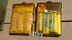 WW2 E17 US Army Air Corps Navy First Aid Survival Kit with Flasks & Contents