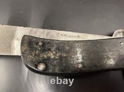 WW2 Era Camillus Folding Pilots Survival Machete Knife US Army Air Force WWII