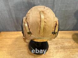 WW2 Flying Helmet Pilots Air Force Army Flight Headware Hand Drawn Logo