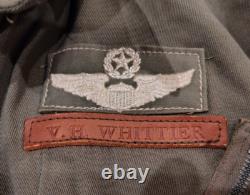 WW2 Korean War USAF Air Force U. S. Army Major Vic Whittier 55th Weather Recon