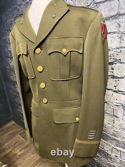 WW2 Military Coat Air Force China Burma Theater Army Patches World War 2 Jacket