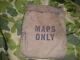 WW2 ORIG. ARMY AIR CORPS MAP POUCH MAPS ONLY ESCAPE KIT HARD to FIND & MINTY
