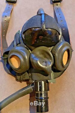WW2 Original USAAF Army Air Force Type A8-B Oxygen Mask, Bag, Bladder and Case