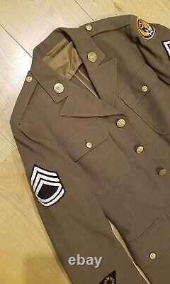 WW2 Original US Army Air Corps Jacket Technical Sgt Dated 1940