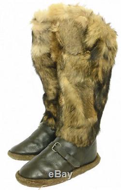 WW2 Type Sz 42 Pilot's winter fur boots USSR Soviet Army Air Force