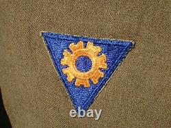 WW2 USAAF 8th Army Air Force Aerial Gunner Ike Jacket Wings Ribbons Crests Nice+