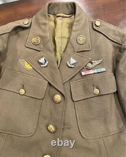 WW2 USAAF 8th Army Air Force Jacket With Theater Wings & Bullion Patches