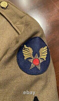 WW2 USAAF 8th Army Air Force Jacket With Theater Wings & Bullion Patches