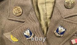 WW2 USAAF 8th Army Air Force Jacket With Theater Wings & Bullion Patches