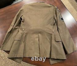 WW2 USAAF 8th Army Air Force Jacket With Theater Wings & Bullion Patches