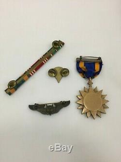 WW2 USAAF Air Medal, Gunner Wings, Ribbon Bar, Army Specialist Presentation Box