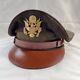 WW2 USAAF Army Air Corps Officers Pilots Crusher Peak Visor Hat Cap Sz 7-1/4