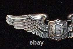 WW2 USAAF Army Air Force Glider Pilot Badge Wings Balfour Sterling LGB 3 RARE