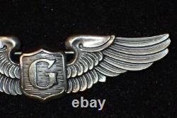 WW2 USAAF Army Air Force Glider Pilot Badge Wings Balfour Sterling LGB 3 RARE