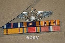 WW2 USAAF Army Air Force Lt. Col. Senior Pilot Pacific Theater Khaki Uniform VG+