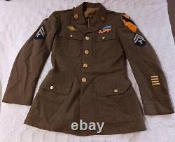 WW2 USAAF Army Air Force Military 1st Cavalry Combat Infantry Jacket Uniform USA