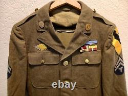 WW2 USAAF Army Air Force Military 1st Cavalry Combat Infantry Jacket Uniform USA