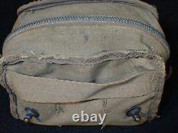 WW2 USAAF Army Air Force TYPE A-5 Flare Pouch M8 Bomber Crew'TALON' Zipper Orig