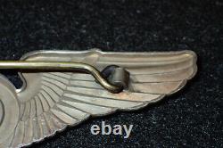WW2 USAAF Army Air Forces Observer Badge Wings KG Luke Australia Sterling RARE
