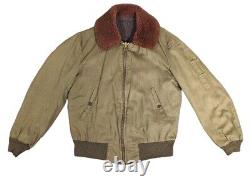 WW2 USAAF B-15 Jacket US Army Air Force Bomber Jacket Coat Alpaca Military Small