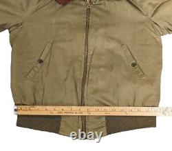 WW2 USAAF B-15 Jacket US Army Air Force Bomber Jacket Coat Alpaca Military Small