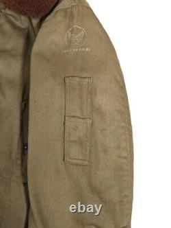 WW2 USAAF B-15 Jacket US Army Air Force Bomber Jacket Coat Alpaca Military Small