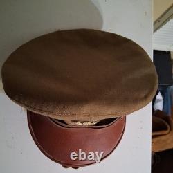 WW2 USAAF Crusher Cap Army Air Corps Officer Pilot Visor Hat- Original
