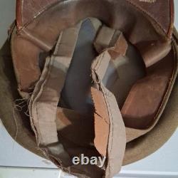 WW2 USAAF Crusher Cap Army Air Corps Officer Pilot Visor Hat- Original