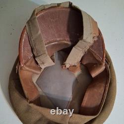 WW2 USAAF Crusher Cap Army Air Corps Officer Pilot Visor Hat- Original